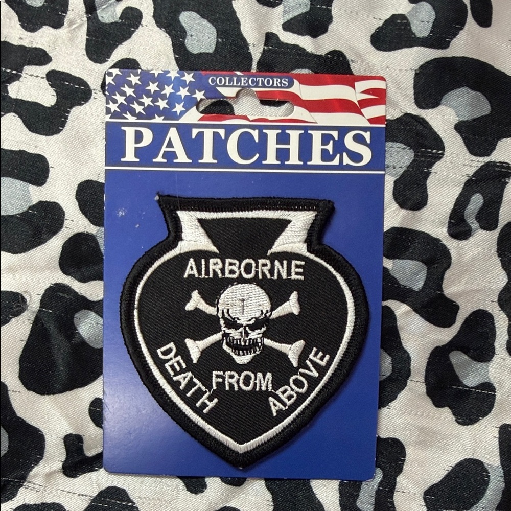 Airborne Death From Above embroidered Patch